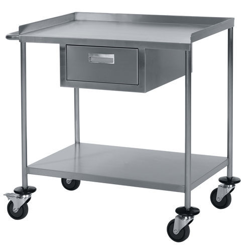 Medizinischer Wagen - ER-127 series - ERYIGIT Medical Devices  - für Instrumente / Reinigung / Edelstahl