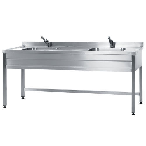 Waschbecken für OP / 2 Arbeitsplätze - ER-11 series - ERYIGIT Medical Devices  - Edelstahl