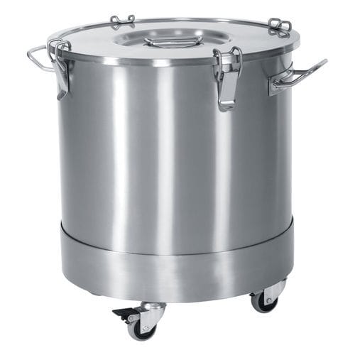 Edelstahl-Abfallkorb - ER-135 series - ERYIGIT Medical Devices  - auf Rollen