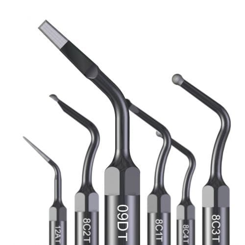 Piezoelektrischer Ultraschalleinsatz - ES0 series - ESACROM   - zur Dentalrestaurierung / diamantbeschichtet / Einsatzkit