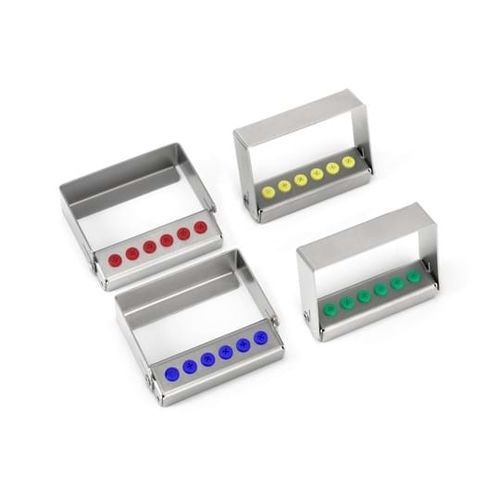 Träger für Dentalfräsen - 8720212 - Eschmann - kompakt / Edelstahl / mit Deckel