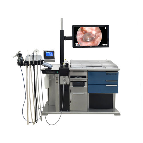 HNO-Arbeitsstation - Euroclinic MediCare Solutions - mit Regal / modular / Edelstahl