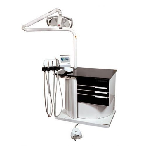 Podologie-Arbeitsstation - Steel S - Euroclinic MediCare Solutions - mit Regal / mit Licht / kompakt