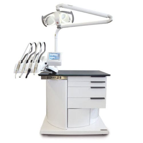 Podologie-Arbeitsstation - Steel TS-X - Euroclinic MediCare Solutions - mit Regal / mit Licht / kompakt