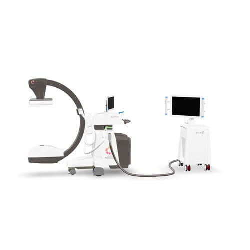 Mobiler C-Bogen - alien e - Eurocolumbus - mit Flachbildsensor / mit Videosäule / mit integriertem Bildschirm