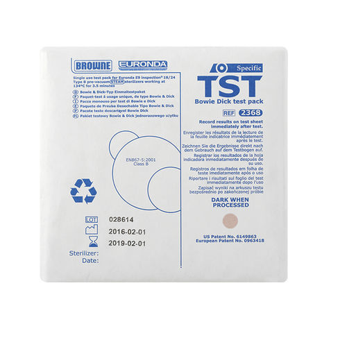 Sterilisations-Testkit - Euronda - Bowie-Dick