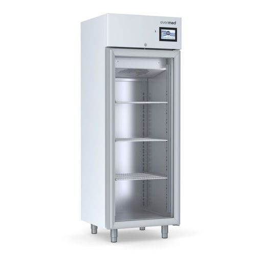 Kühlschrank für Apotheken - MPR 530 - EVERmed  - vertikal / 1 Tür / mit Glastür