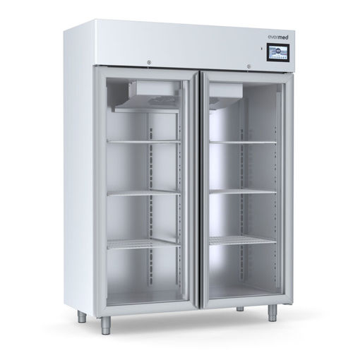 Kühlschrank für Apotheken - MPR 1160 - EVERmed  - vertikal / mit 2 Türen / mit Glastür