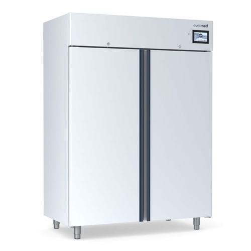 Laborgefrierschrank - LDF 1365 - EVERmed  - vertikal / mit 2 Türen / Edelstahl
