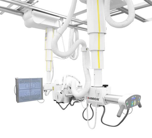 Digitales Veterinär-Röntgensystem - X-DRS Ceiling VET - Examion - deckenmontiert
