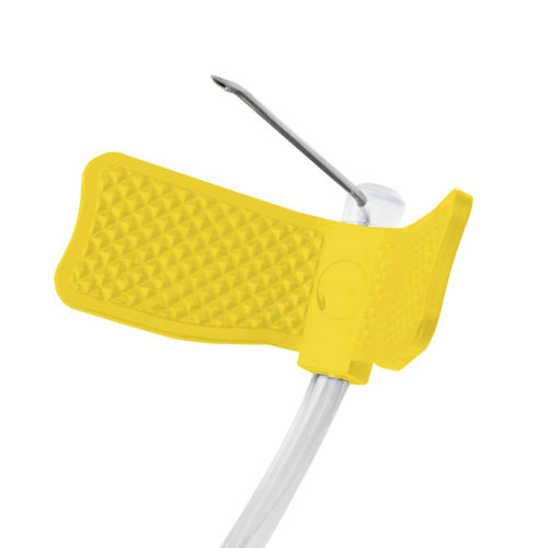 Nadel zur intravenösen Injektion - LR Series - F.B. Medical - Huber / mit Flügel