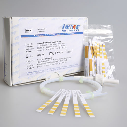 Sterilisations-Testkit - 15.100 series - Famos - Bowie-Dick
