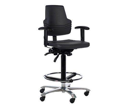 Stuhl für Erwachsene - FAM 802 S/S	 - Famos - mit Armlehnen / auf Rollen / höhenverstellbar