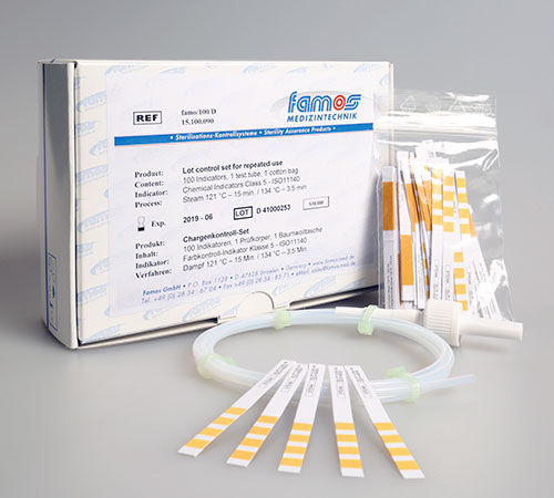 Bioindikator zur Dampfsterilisation - 15.100 series - Famos - medizinisch / für die Pharmaindustrie / Labor