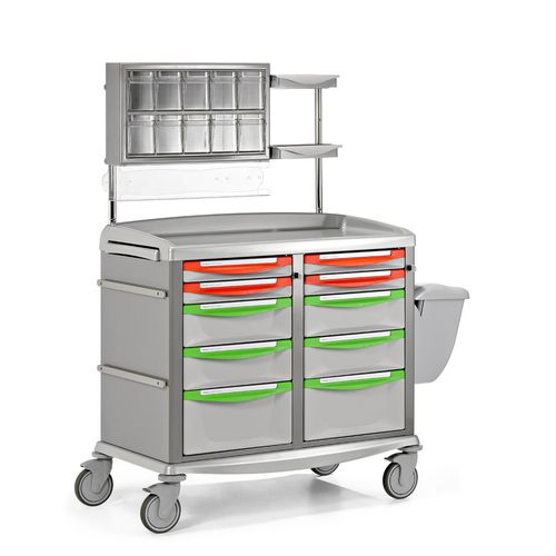 Medizinischer Wagen - 90 - Favero Health Projects - Mehrzweck / für Transport / mit Schublade