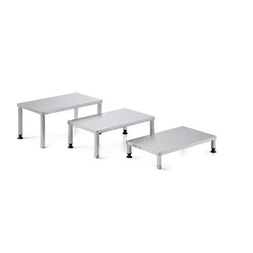 Stufentritt mit 1 Stufe - 9AO0020  - Favero Health Projects - Edelstahl / rutschfest