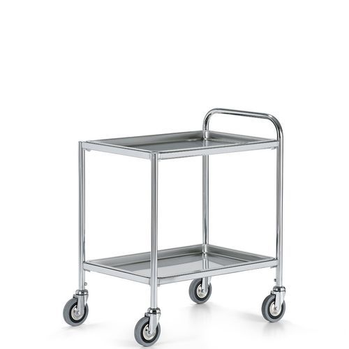 Wagen für Instrumente - 9CM0050 - Favero Health Projects - Service / Edelstahl / 2 Ebenen