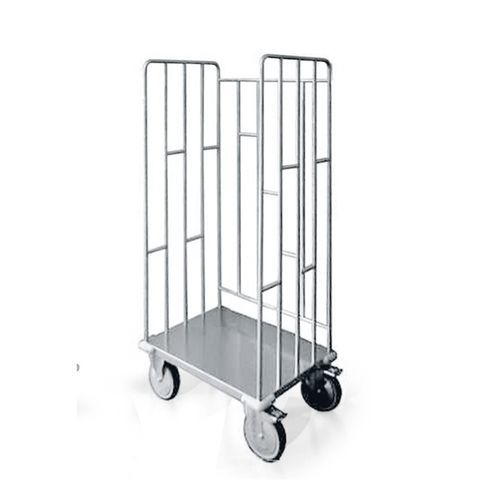Sackhalterwagen mit Platte - 9CB0333 - Favero Health Projects - aus Edelstahl