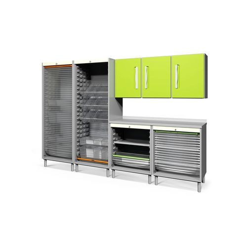 Krankenhausschrank - PRAXISHUTTER - Favero Health Projects - modular / mit Tür / mit Behältern