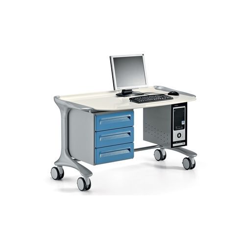 Laborarbeitsfläche - TECHN.A. - Favero Health Projects - mit Schublade / auf Rollen / Edelstahl