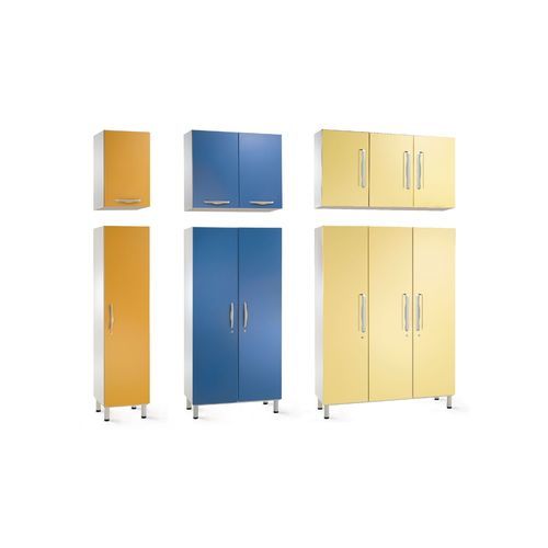 Abstell-Garderobe - GENIUS - Favero Health Projects - für Krankenhaus / mit Tür / mit Schublade