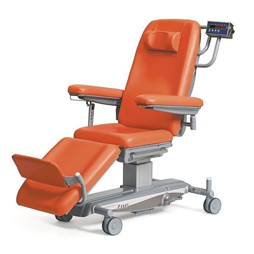 Elektrischer Hämodialysesessel - ZOE PRECISION - Favero Health Projects - dreiteilig / auf Rollen / höhenverstellbar