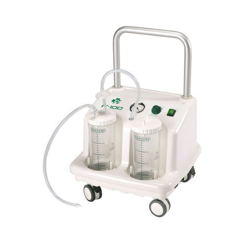 Elektrische chirurgische Absaugpumpe - F-100 - Fazzini  - für Thoraxchirurgie / für kleine Chirurgie / auf Rollen