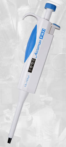 Mechanische Mikropipette - Accumax PRO - Accumax Lab Devices Pvt Ltd - Einkanal / variables Volumen / mit Auswerfer