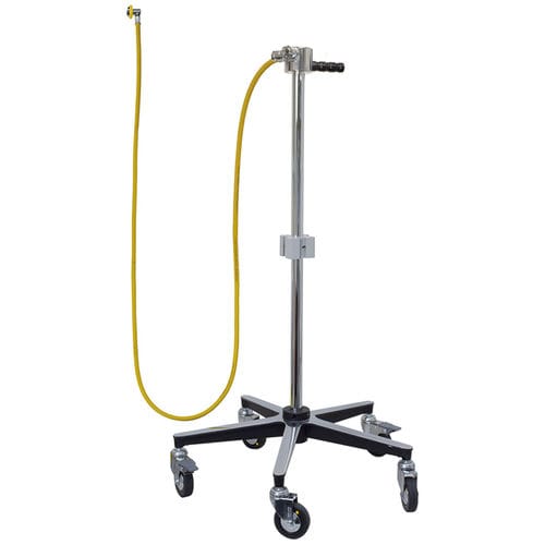 Pneumatische chirurgische Absaugpumpe - Flow-Meter - auf Rollen