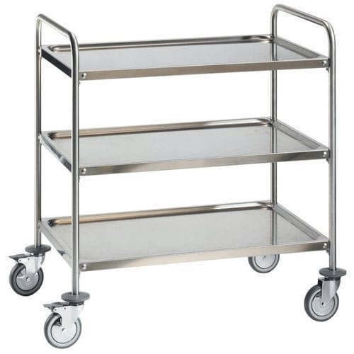 Wagen für OP-Saal - CS963 - Francehopital - für Instrumente / Service / Edelstahl