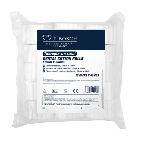 Reinigungstupfer für Mund- und Zahnpflege - FBHEAL-1062 - Friedrich Bosch - Baumwolle / 50er-Packung / 40er Packung