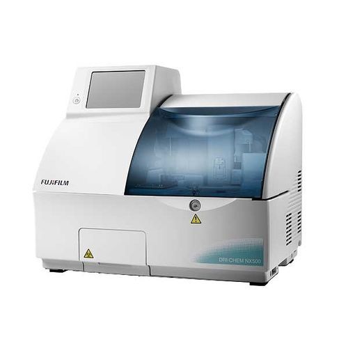 Automatisiertes biochemisches Analysegerät - DRI-CHEM NX500 - FUJIFILM Healthcare - Tisch / Plasma / Vollblut