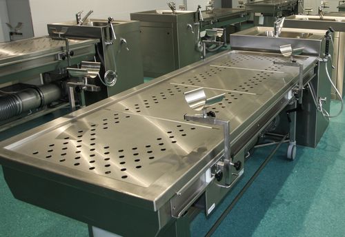 Anatomietisch für die Ausbildung - 86603 - Funeralia - für Histopathologie-Labor / Rechtsmedizin / zum Sezieren