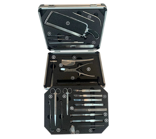 Instrumentenset für Autopsie - 35500A - Funeralia