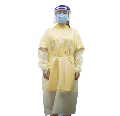 OP-Kittel / für Frauen - GC9002 series - GCMedica Enterprise - aus Polyester / aus Polypropylen / gelb