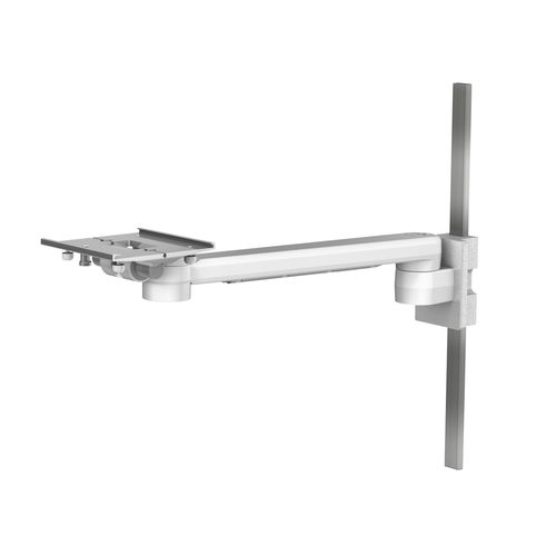 Knickarm-Tragarm - WMM-0002-26  - GCX Corporation - für Monitor / für medizinische Zwecke / schienenmontiert