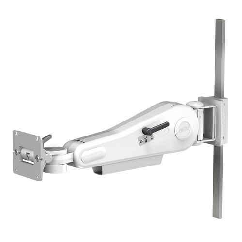 Höhenverstellbarer Tragarm - VHM - GCX Corporation - für Monitor / für medizinische Zwecke / wandmontiert