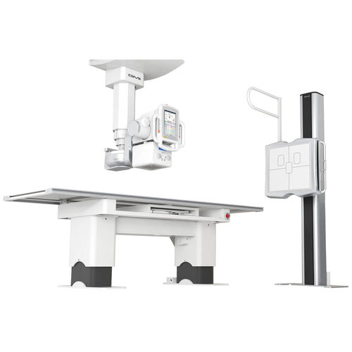 Digitales Röntgensystem - GAMMA C1_Plus - General Medical Italia  - für multifunktionale Röntgenaufnahmen / mit Schwenkarm-Säulen / mit bodenstehendem Bucky