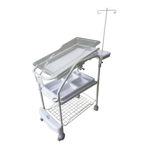Wiege für Krankenhäuser / Trendelenburg - Gigababy - Gigante Recém Nascido - auf Rollen / mit Stauraum / transparent