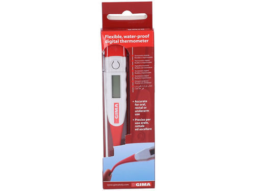 Fieberthermometer - 25563 - GIMA - digital / mit flexibler Spitze / mit Signalton