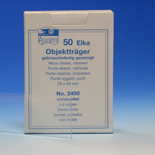 Objektträger für Mikroskop - ELKA  - Glaswarenfabrik Karl Hecht