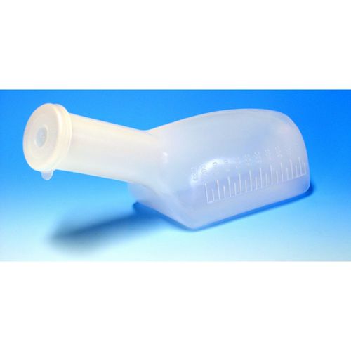 Polyethylen-Urinflasche - 44090   - Glaswarenfabrik Karl Hecht - für Männer