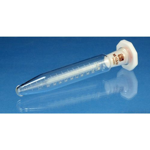 Labor-Reagenzglas - 40944  - Glaswarenfabrik Karl Hecht - konisch / Borosilikatglas / für Zentrifuge