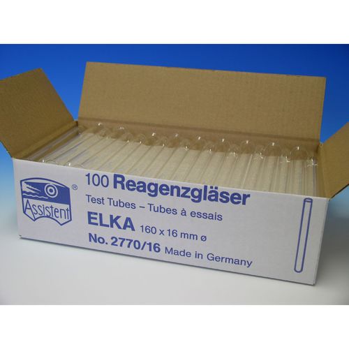 Labor-Reagenzglas - ELKA  - Glaswarenfabrik Karl Hecht - Glas