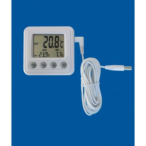 Laborthermometer - 43246   - Glaswarenfabrik Karl Hecht - elektronisch / Multifunktion