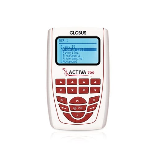 Elektrostimulator - Activa 700 - Globus - Handgerät / TENS / 4 unabhängige Zellen