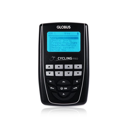 Elektrostimulator - Cycling Pro - Globus - Handgerät / TENS / 4 Kanäle
