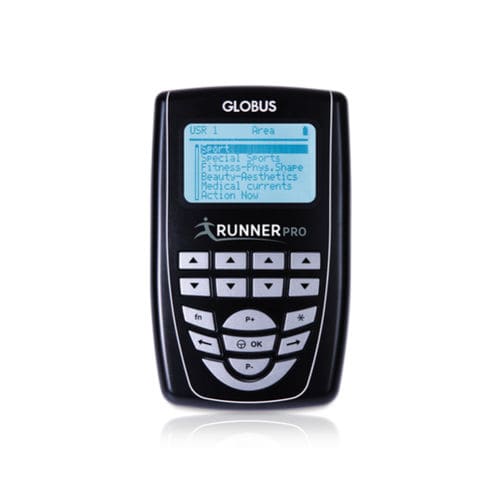 Elektrostimulator - Runner Pro - Globus - Handgerät / TENS / 4 Kanäle