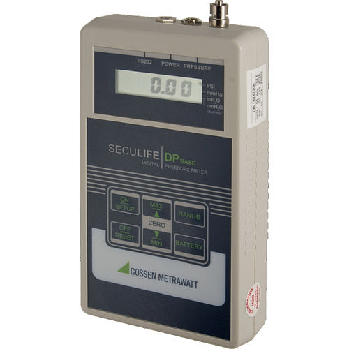 Tragbarer Tester - SECULIFE DP BASE - GOSSEN METRAWATT GmbH - Flüssigkeitsdruck / Gasdruck / für medizinische Geräte