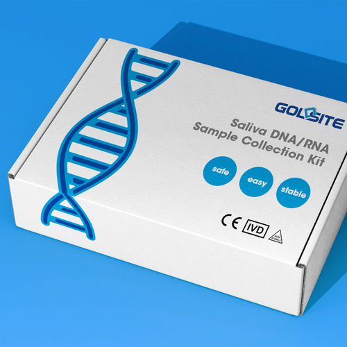 Speichel-Entnahmeröhrchen - Goldsite Diagnostics Inc. - für PCR / zylinderförmig / für DNA